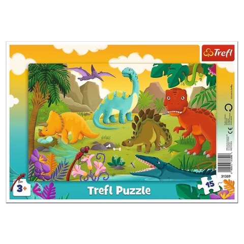 Puzzle Trefl Dinozaury 15 el. (31359) Puzzle Trefl Dinozaury 15 el. (31359)