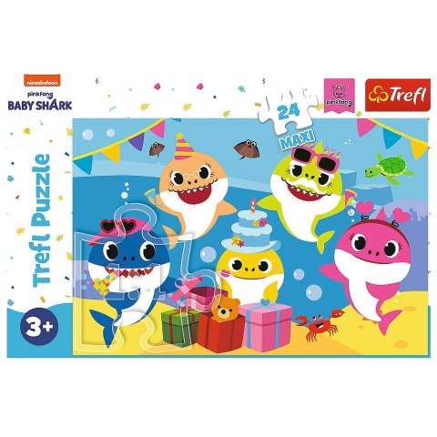 Puzzle Trefl Wesołe Baby Shark 24 el. (14337) Puzzle Trefl Wesołe Baby Shark 24 el. (14337)