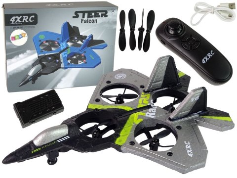 Samolot Lean Odrzutowiec Zdalnie Sterowany R/C Pianka 360 Stopni LED (15741)
