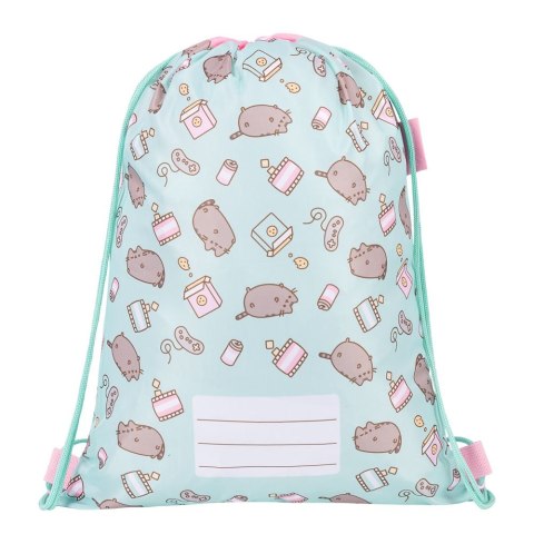 Worek na buty Bambino Tuba PUSHEEN mint 5903235663208 Worek na buty Bambino Tuba PUSHEEN mint 5903235663208