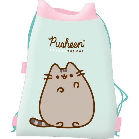 Worek na buty Bambino Tuba PUSHEEN mint 5903235663208 Worek na buty Bambino Tuba PUSHEEN mint 5903235663208