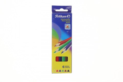 Kredki ołówkowe Pelikan 6 kol. (PN724021) Kredki ołówkowe Pelikan 6 kol. (PN724021)
