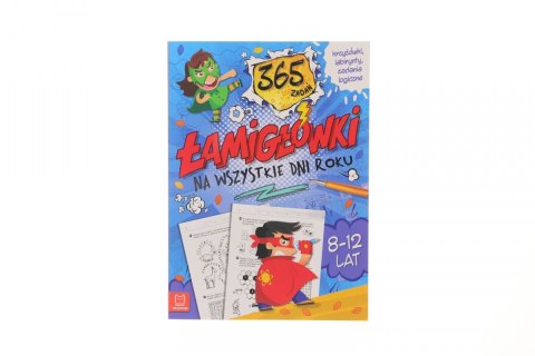 Książeczka edukacyjna Aksjomat Łamigłówki na wszystkie dni roku. 365 zadań. Książeczka edukacyjna Aksjomat Łamigłówki na wszystkie dni roku. 365 zadań.