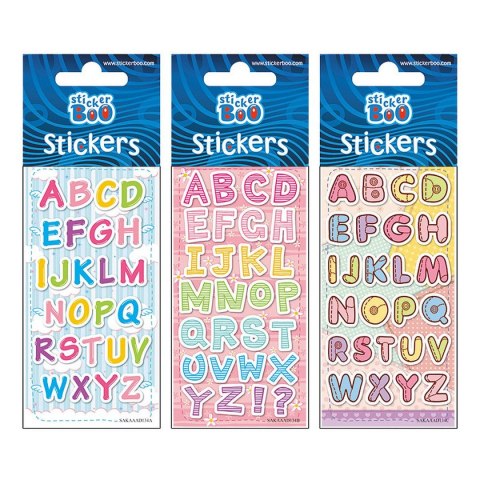 Naklejka (nalepka) Stickerboo LITERKI 2 (382531) Naklejka (nalepka) Stickerboo LITERKI 2 (382531)