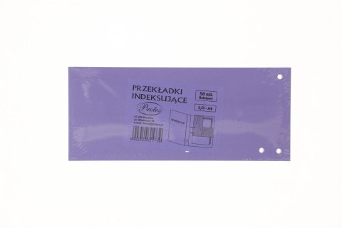 Przekładka czysta Protos indeksująca 1/3 A4 fioletowy 160g 50k Przekładka czysta Protos indeksująca 1/3 A4 fioletowy 160g 50k