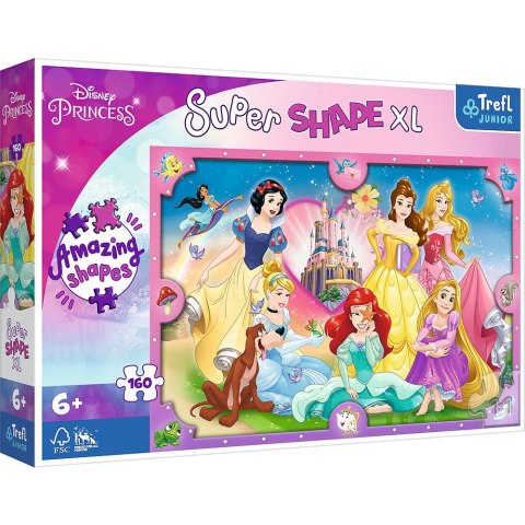 Puzzle Trefl Disney Princess XL Różowy świat księżniczek (50025) Puzzle Trefl Disney Princess XL Różowy świat księżniczek (50025)
