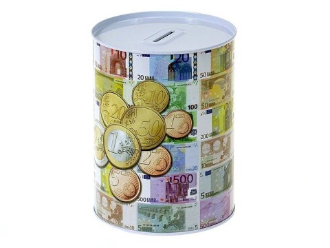 Skarbonka Adar puszka 16cm metal (584761) Skarbonka Adar puszka 16cm metal (584761)