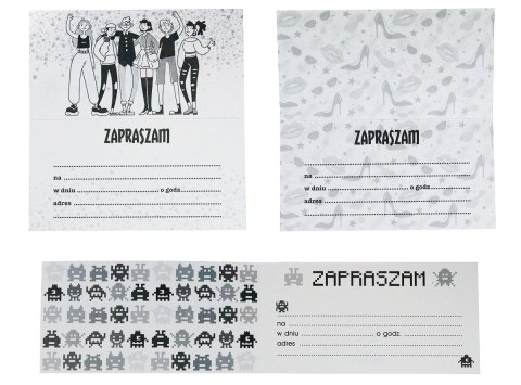 Zaproszenie Enzo młodzieżowe Zaproszenie Enzo młodzieżowe