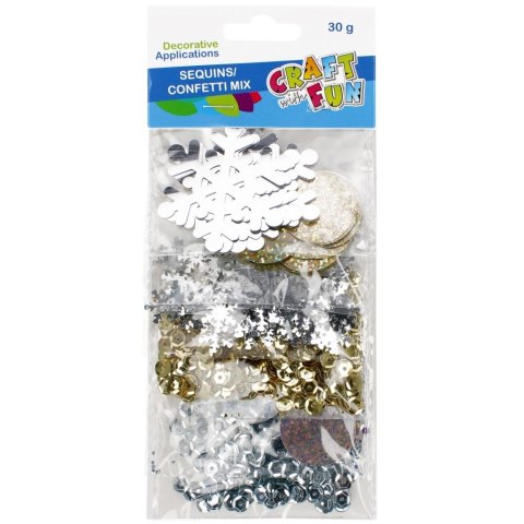 Cekiny Craft With Fun złote 30g (521599) Cekiny Craft With Fun złote 30g (521599)