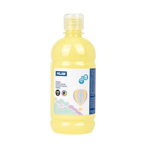 Farba tempera Milan pastelowa kolor: żółty jasny 500ml 1 kolor. (03620P) Farba tempera Milan pastelowa kolor: żółty jasny 500ml 1 kolor. (03620P)