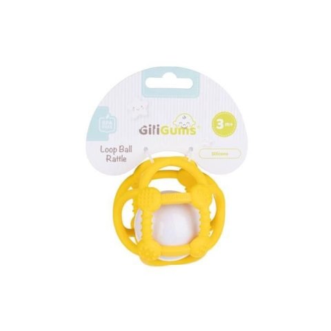 Grzechotka Giligums piłka żółta (GG50136) Grzechotka Giligums piłka żółta (GG50136)