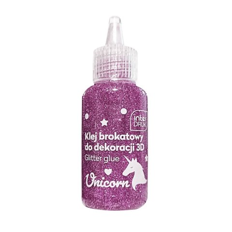 Klej artystyczny Interdruk UNICORN brokatowy 3D 5902277337085 200ml (20ml) Klej artystyczny Interdruk UNICORN brokatowy 3D 5902277337085 200ml (20ml)