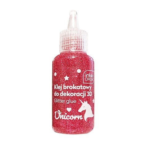 Klej artystyczny Interdruk UNICORN brokatowy 3D 5902277337085 200ml (20ml) Klej artystyczny Interdruk UNICORN brokatowy 3D 5902277337085 200ml (20ml)