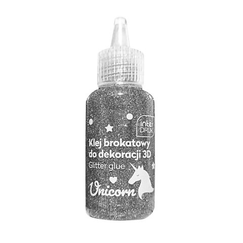 Klej artystyczny Interdruk UNICORN brokatowy 3D 5902277337085 200ml (20ml) Klej artystyczny Interdruk UNICORN brokatowy 3D 5902277337085 200ml (20ml)