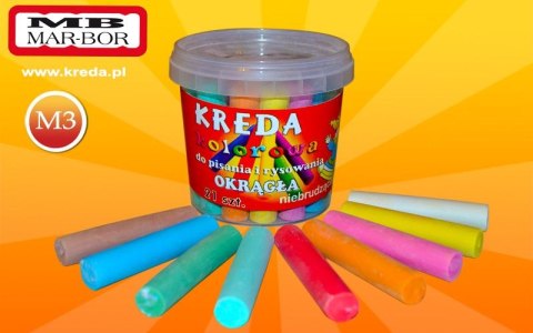 Kreda Mar-Bor kolorowa kolor: kolorowa 21 szt Kreda Mar-Bor kolorowa kolor: kolorowa 21 szt