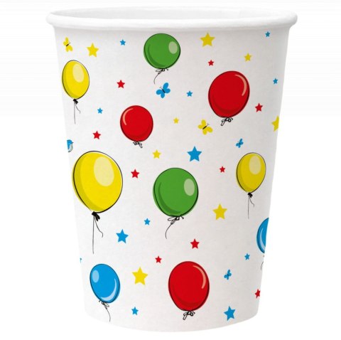Kubek jednorazowy Paw Balloons 250ml (PC8000100) Kubek jednorazowy Paw Balloons 250ml (PC8000100)
