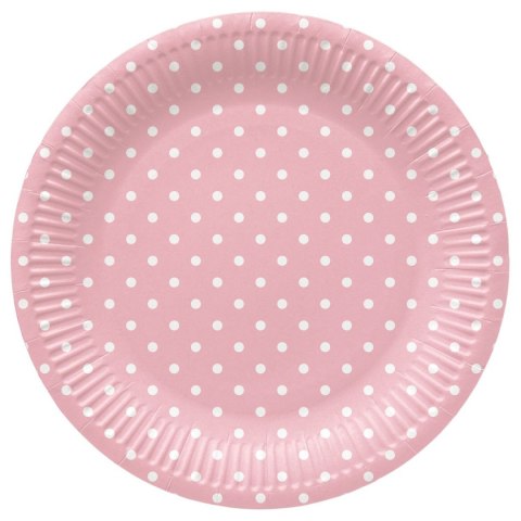 Talerz jednorazowy Paw Dots Light Pink śr. 230mm 8 szt (PPL8002204) Talerz jednorazowy Paw Dots Light Pink śr. 230mm 8 szt (PPL8002204)