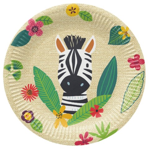 Talerz jednorazowy Paw Jungle Friends śr. 230mm 8 szt (PPL8001100) Talerz jednorazowy Paw Jungle Friends śr. 230mm 8 szt (PPL8001100)