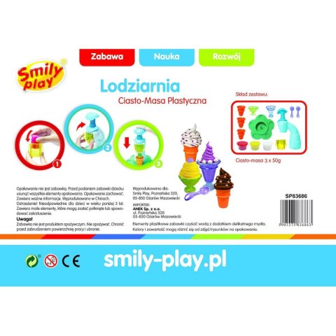 Zestaw kreatywny Smily Play Ciasto-masa lodziarnia (SP83686) Zestaw kreatywny Smily Play Ciasto-masa lodziarnia (SP83686)