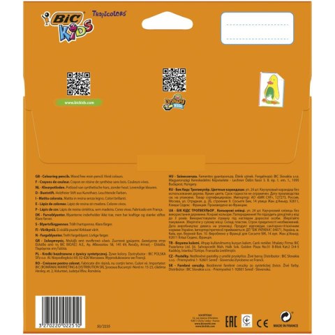Kredki ołówkowe Bic Kids Tropicolors 2 24 kol 24 kol. (832568) Kredki ołówkowe Bic Kids Tropicolors 2 24 kol 24 kol. (832568)