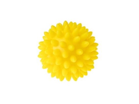 Piłka do masażu Tullo rehabilitacyjna 5,4cm żółta guma (416) Piłka do masażu Tullo rehabilitacyjna 5,4cm żółta guma (416)