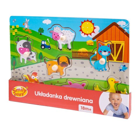 Układanka Anek drewniana farma (SPW83600)