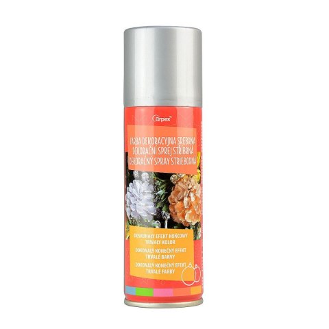 Brokat Arpex spray dekoracyjny srebrny kolor: srebrna 1 kolor. (ba0338) Brokat Arpex spray dekoracyjny srebrny kolor: srebrna 1 kolor. (ba0338)