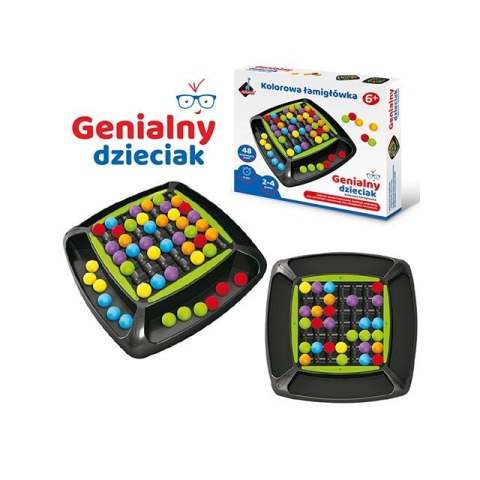 Gra logiczna Askato Genialny dzieciak kolorowa łamigłówka (112473) Gra logiczna Askato Genialny dzieciak kolorowa łamigłówka (112473)