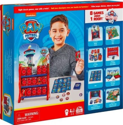 Gra zręcznościowa Spin Master Psi Patrol Zestaw gier Wieża pełna gier (6065470) Gra zręcznościowa Spin Master Psi Patrol Zestaw gier Wieża pełna gier (6065470)
