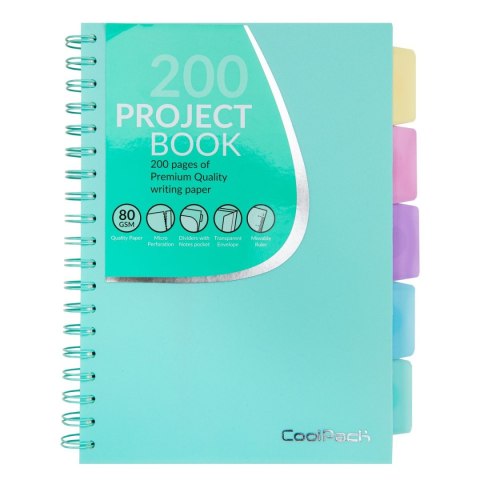 Kołozeszyt (kołobrulion) Patio CoolPack pastel A4 80k. krata (02886CP) Kołozeszyt (kołobrulion) Patio CoolPack pastel A4 80k. krata (02886CP)