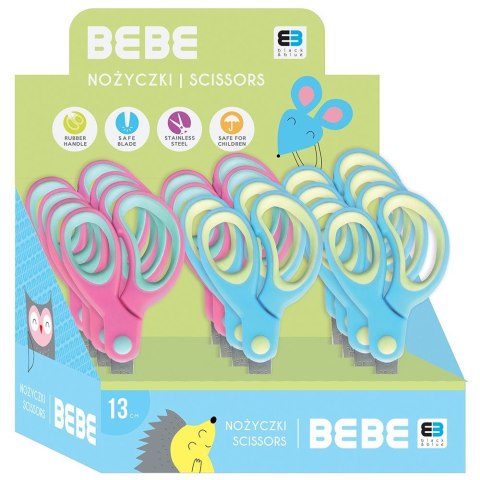 Nożyczki Interdruk BB KIDS pastel 13cm (INO13BBKP) Nożyczki Interdruk BB KIDS pastel 13cm (INO13BBKP)