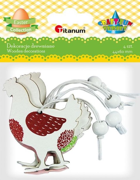 Ozdoba drewniana Titanum Craft-Fun Series Kura zawieszka (22MTL100) Ozdoba drewniana Titanum Craft-Fun Series Kura zawieszka (22MTL100)