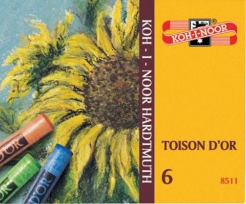 Pastele suche Koh-I-Noor 8511 6 kol. Pastele suche Koh-I-Noor 8511 6 kol.