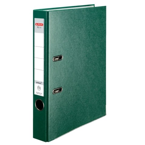 Segregator dźwigniowy Herlitz Q. file Standard A4 50mm zielony (0011167509) Segregator dźwigniowy Herlitz Q. file Standard A4 50mm zielony (0011167509)