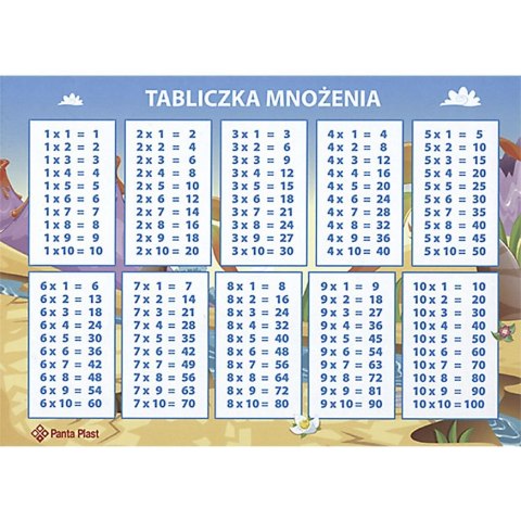 Tabliczka mnożenia Panta Plast (0424-0008-99) Tabliczka mnożenia Panta Plast (0424-0008-99)