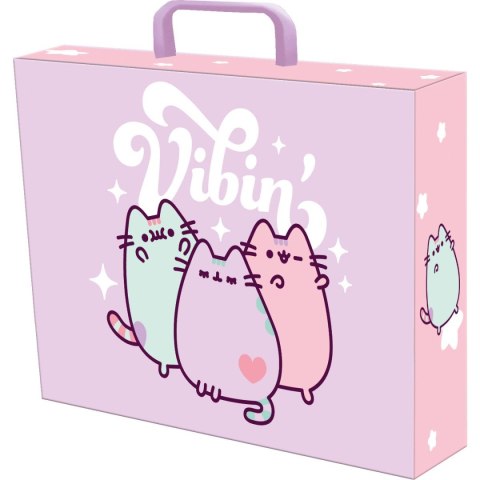 Teczka kartonowa na zatrzask Pusheen A4 różne Unipap Teczka kartonowa na zatrzask Pusheen A4 różne Unipap