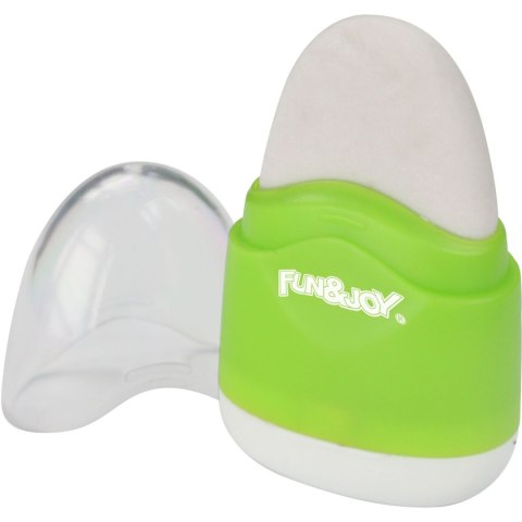 Temperówki plastikowe z gumką Fun&Joy mix kolorów Temperówki plastikowe z gumką Fun&Joy mix kolorów