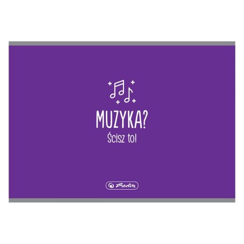 Zeszyt Herlitz do nut A5 16k. 70g pięciolinia (9583493) Zeszyt Herlitz do nut A5 16k. 70g pięciolinia (9583493)