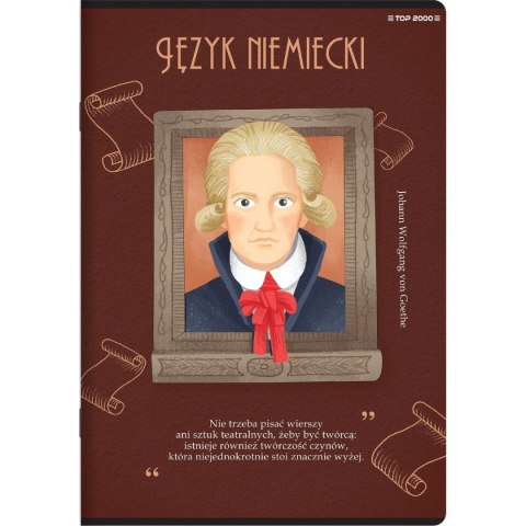 Zeszyt Top 2000 język niemiecki megamix A5 60k. 70g krata (400168986)