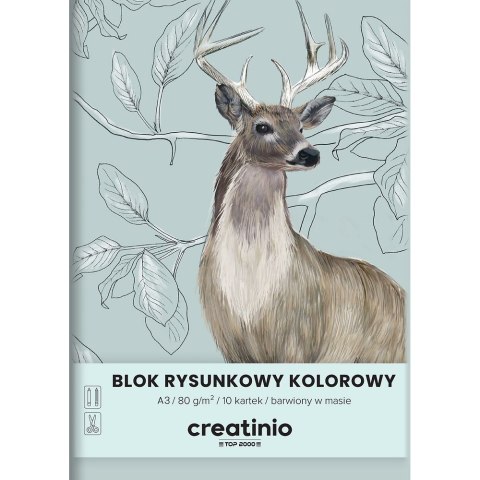 Blok rysunkowy Top 2000 Creatinio A3 kolorowy 80g 10k (400176666) Blok rysunkowy Top 2000 Creatinio A3 kolorowy 80g 10k (400176666)