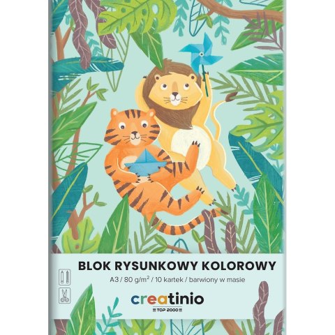 Blok rysunkowy Top 2000 Creatinio A3 kolorowy 80g 10k (400176666) Blok rysunkowy Top 2000 Creatinio A3 kolorowy 80g 10k (400176666)