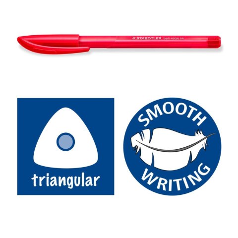 Długopis Staedtler trójkątny 4320 M mix 1,0mm (S 4320 MC10) Długopis Staedtler trójkątny 4320 M mix 1,0mm (S 4320 MC10)