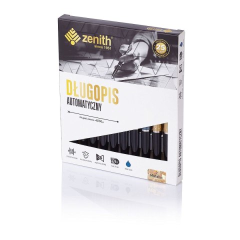 Długopis Zenith 4 Zenith 7 metalic niebieski 0,8mm (4071090) Długopis Zenith 4 Zenith 7 metalic niebieski 0,8mm (4071090)