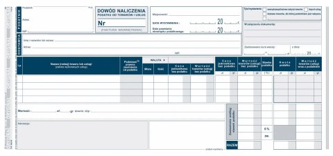 Druk samokopiujący Michalczyk i Prokop Dowód naliczenia podatku od towarów i usług (faktura wewn.) wewnątrzwspólnotowe nabycie t Druk samokopiujący Michalczyk i Prokop Dowód naliczenia podatku od towarów i usług (faktura wewn.) wewnątrzwspólnotowe nabycie t