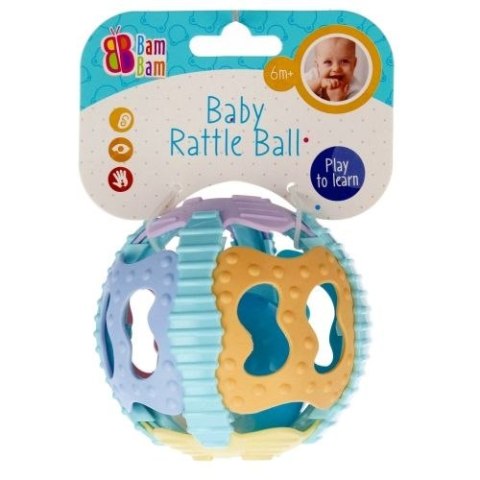 Gryzaczek Bam Bam gumowa kula z dźwiękiem (515078) Gryzaczek Bam Bam gumowa kula z dźwiękiem (515078)