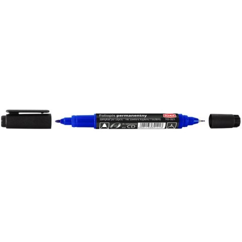 Marker do cd Toma 321, niebieski 0,5/1,0mm (TO-321) Marker do cd Toma 321, niebieski 0,5/1,0mm (TO-321)