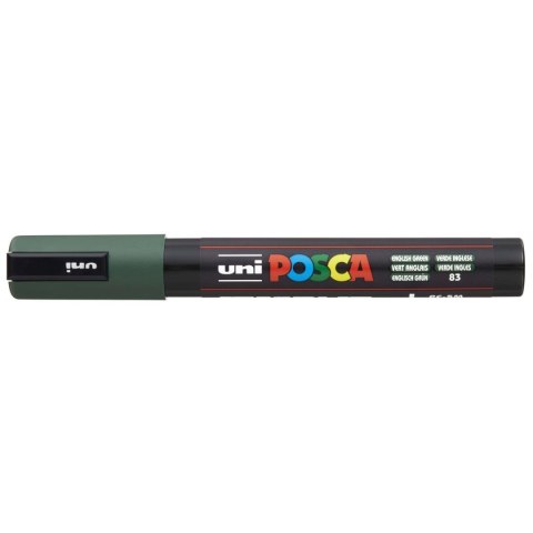 Marker specjalistyczny Uni Posca, zielony ciemny 1,8-2,5mm okrągła końcówka (PC-5M) Marker specjalistyczny Uni Posca, zielony ciemny 1,8-2,5mm okrągła końcówka (PC-5M)