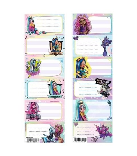 Naklejka na zeszyt Starpak Monster High (515604) Naklejka na zeszyt Starpak Monster High (515604)