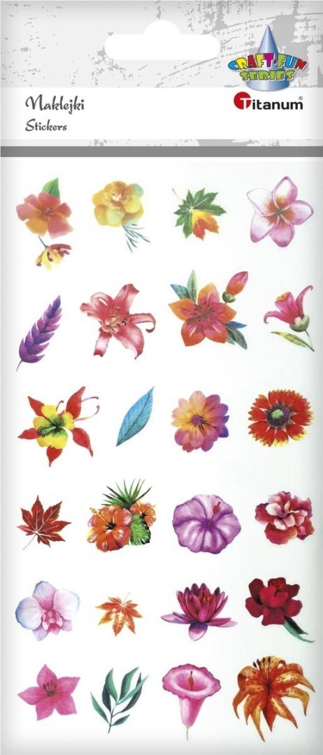 Naklejka (nalepka) Titanum Craft-Fun Series Kwiaty (FZH FLOWERS2) Naklejka (nalepka) Titanum Craft-Fun Series Kwiaty (FZH FLOWERS2)