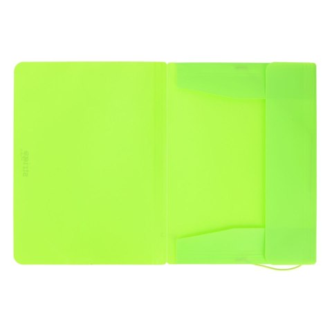 Teczka plastikowa na gumkę z gumką Neon zielona A4 zielony Strigo (SF096) Teczka plastikowa na gumkę z gumką Neon zielona A4 zielony Strigo (SF096)